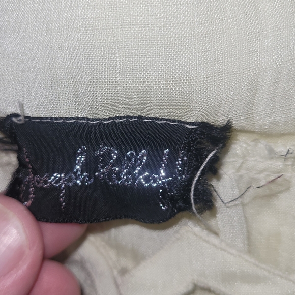 Joseph Ribkoff White Dress with Lattice Neckline L - Picture 7 of 7